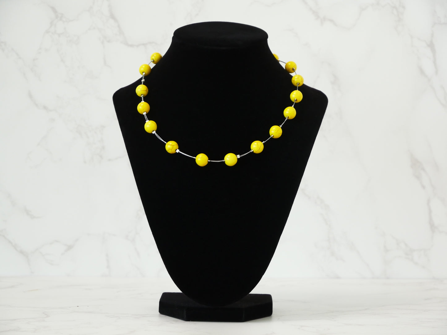 16" Necklace Yellow Magnesite