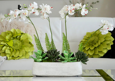 Bouquet d'Orchidée - Faux-Flowers Center Pieces