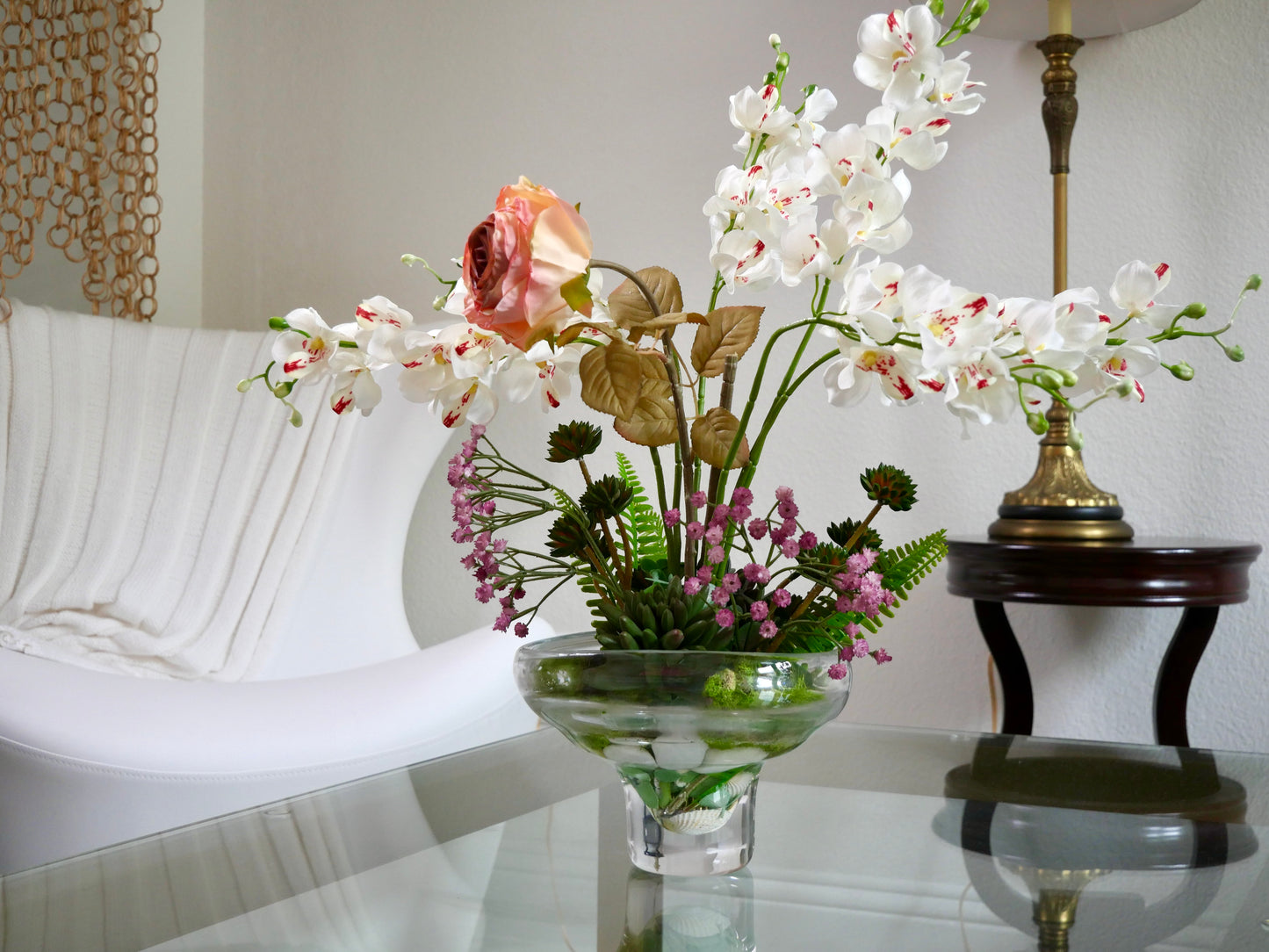 Rose des Sables - Faux-Flowers Center Pieces