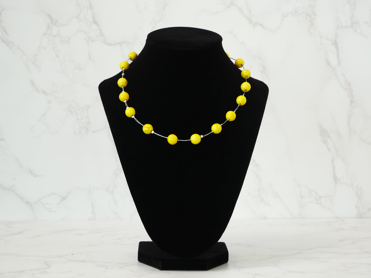 16" Necklace Yellow Magnesite