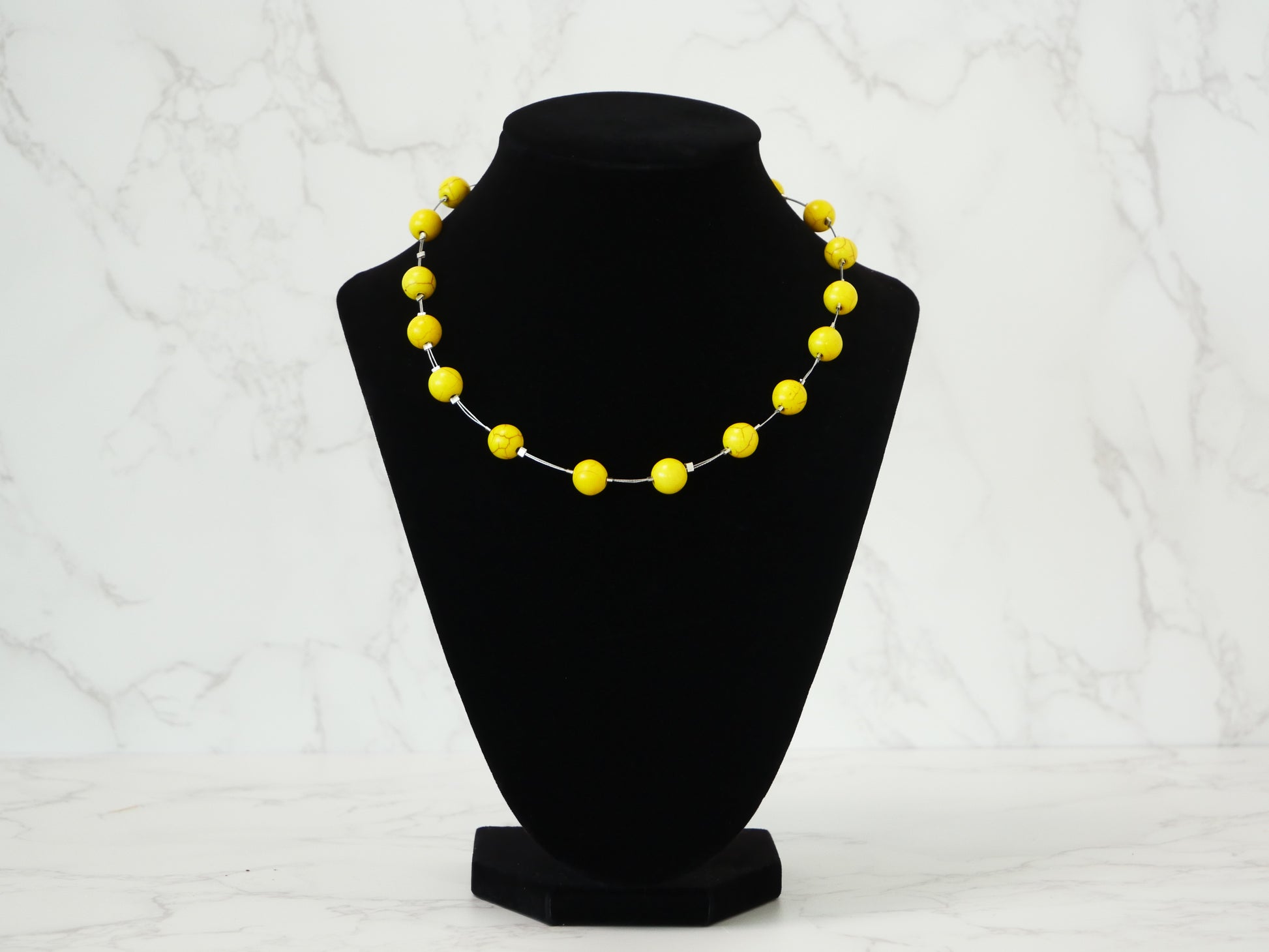 16" Necklace Yellow Magnesite
