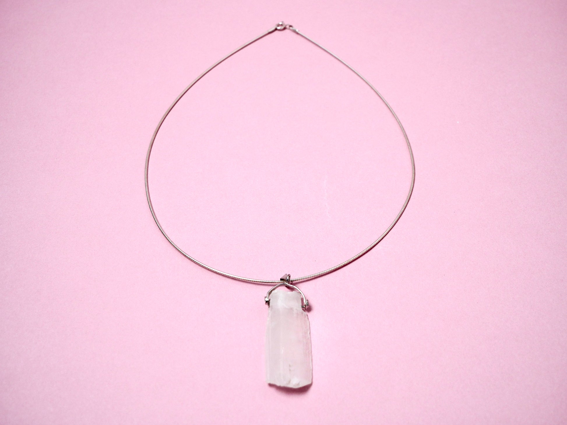 18" Necklace Satin Spar Gemstone