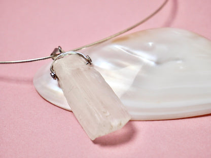 18" Necklace Satin Spar Gemstone