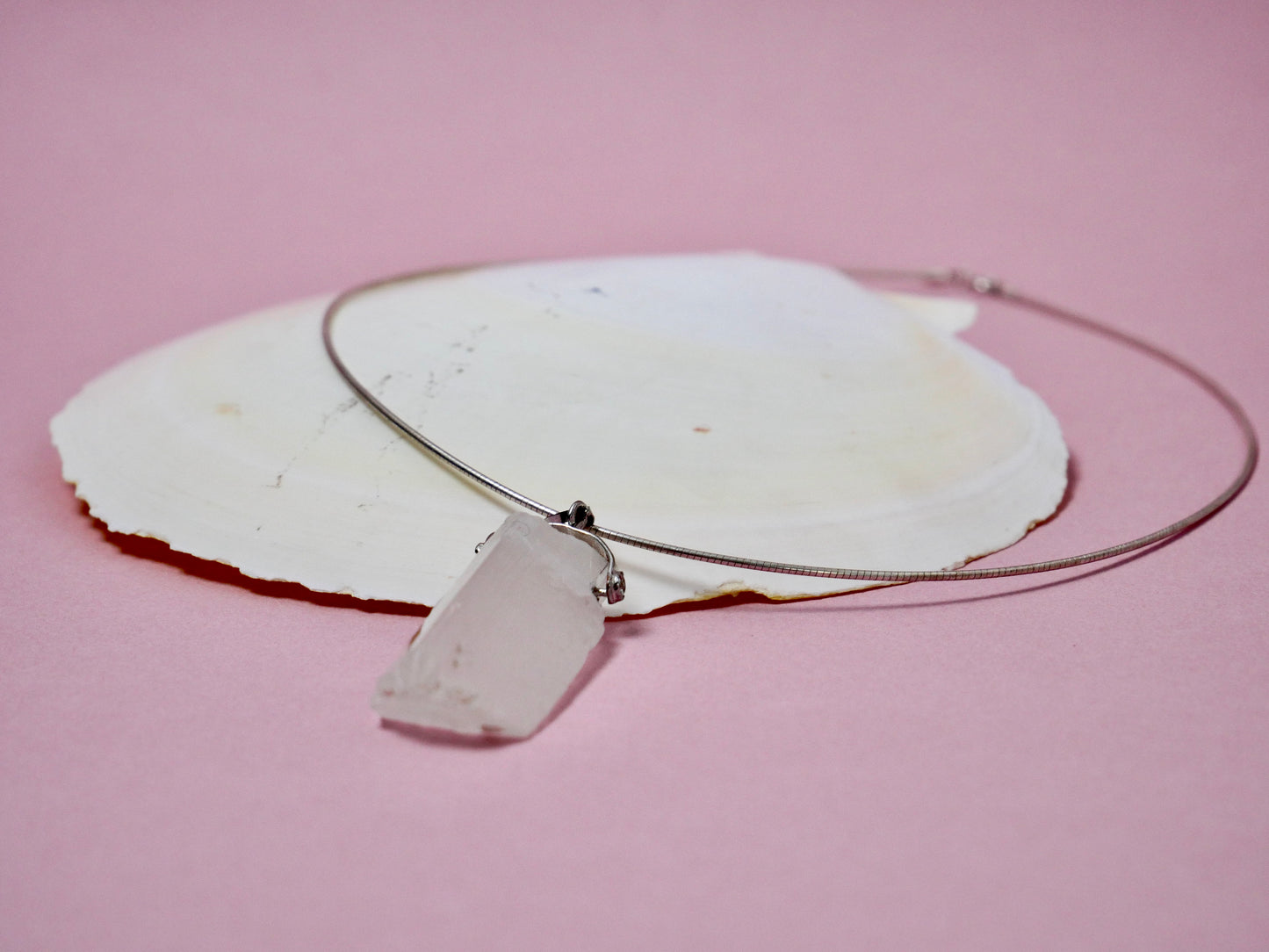 18" Necklace Satin Spar Gemstone