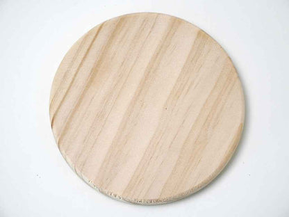 Blank Round Wood Coaster_t