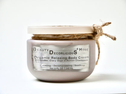 Organic Relaxing Body Cream