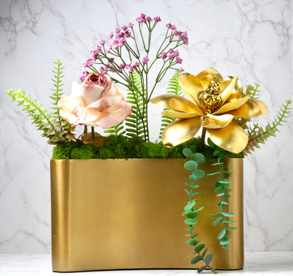 Pétales d'Or - Faux-Flower Center Pieces