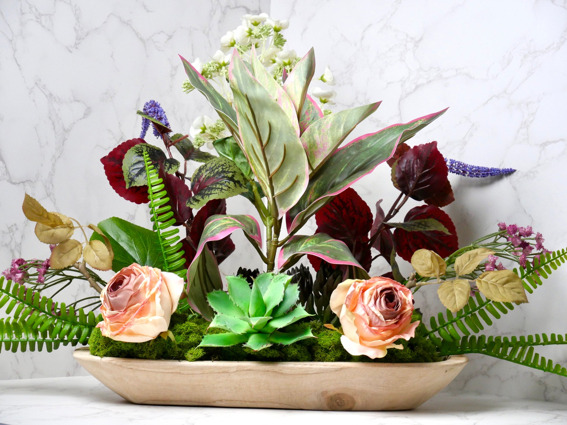 Eden Garden - Faux-Flowers Center Pieces