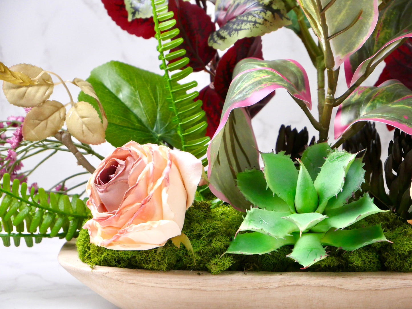 Eden Garden - Faux-Flowers Center Pieces