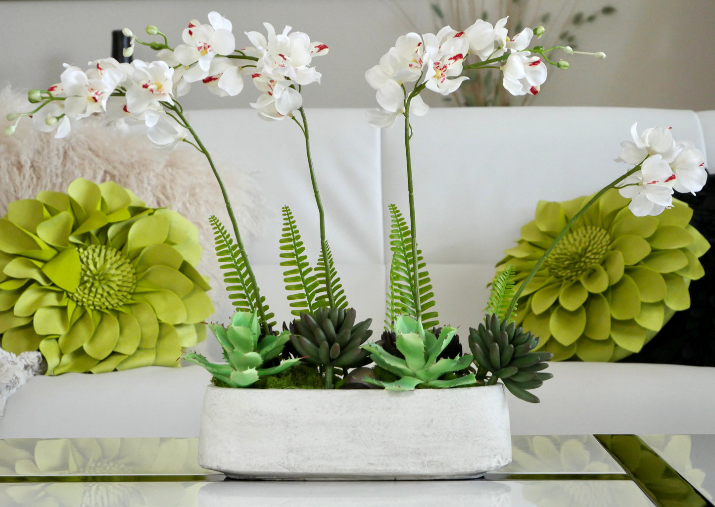 Bouquet d'Orchidée - Faux-Flowers Center Pieces