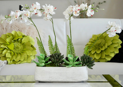 Bouquet d'Orchidée - Faux-Flowers Center Pieces
