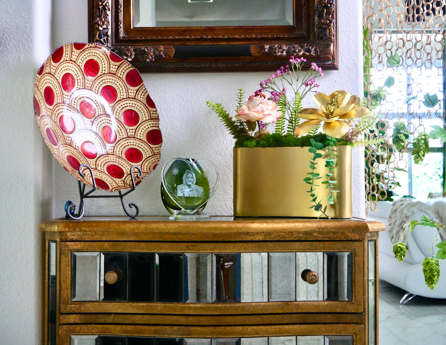 Pétales d'Or - Faux-Flower Center Pieces